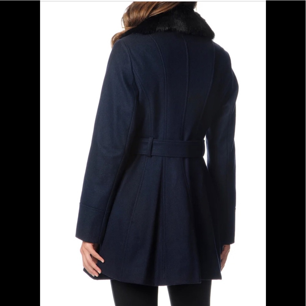 NWT, Laundry By Design Wool-blend Belted Coat plus - Picture 4 of 17